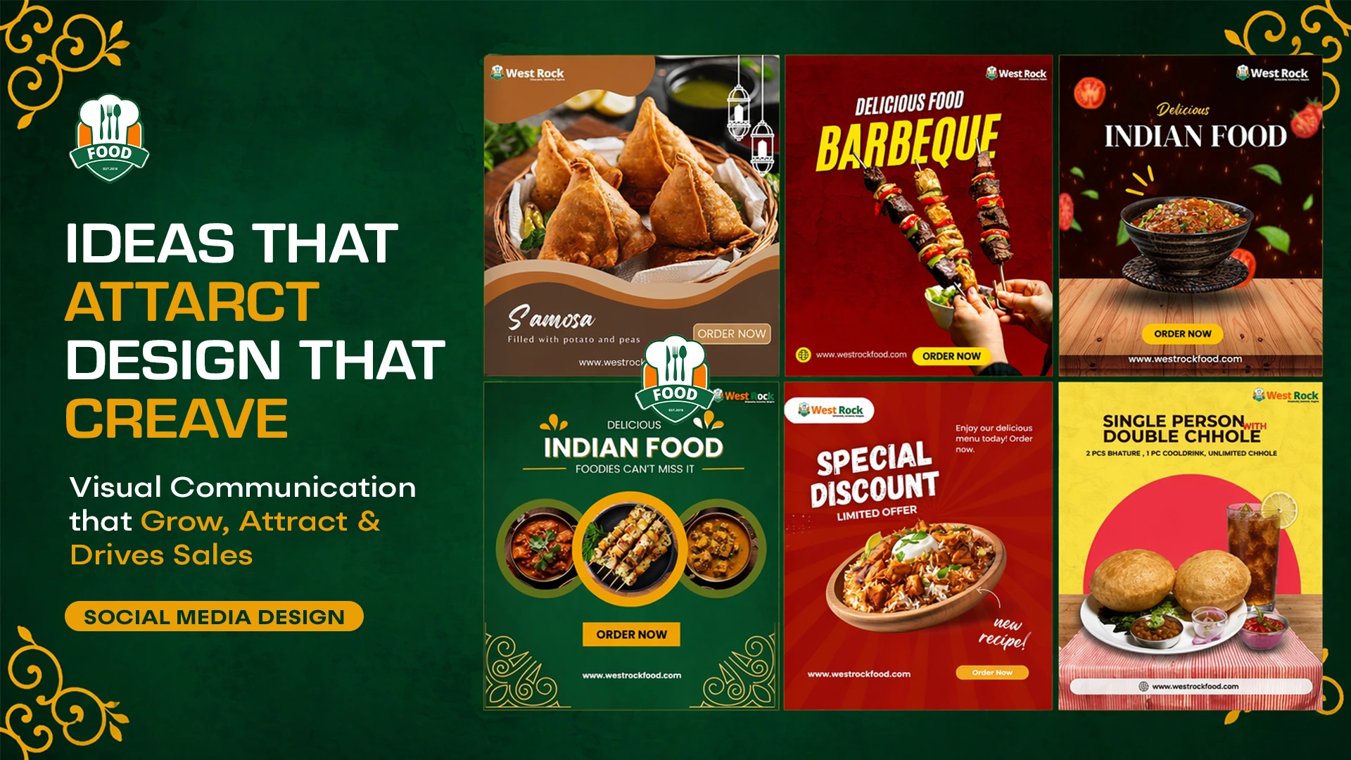 Social Media Creative Design for Multi-Cuisine Restaurant